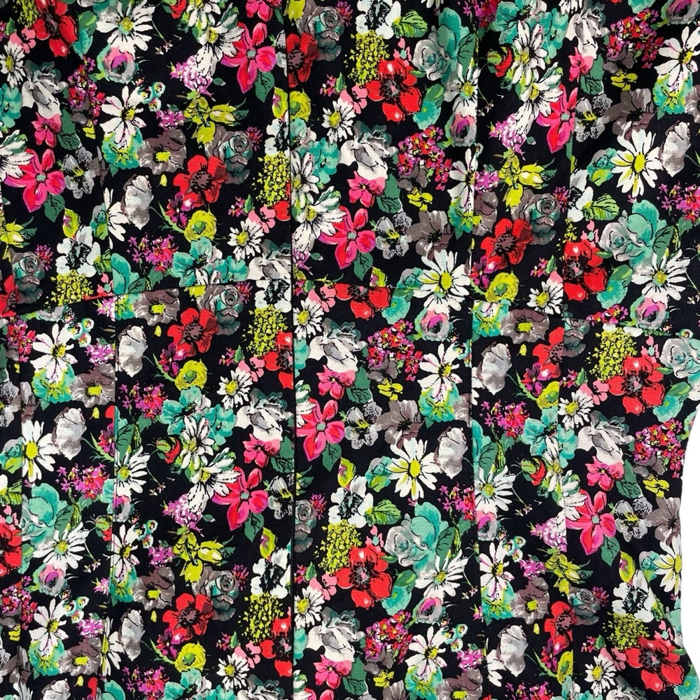 Nanette Lepore sleeveless bright floral “lollipop” dress sz 10 - Picture 12 of 13